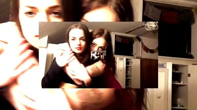 Two seksi brunette emosi kathok tetep bastards quirky asu